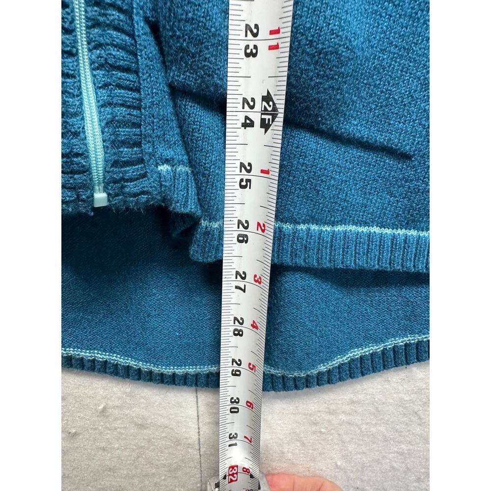 Eddie Bauer Turquoise Full Zip‎ Hoodie - Picture 6 of 10